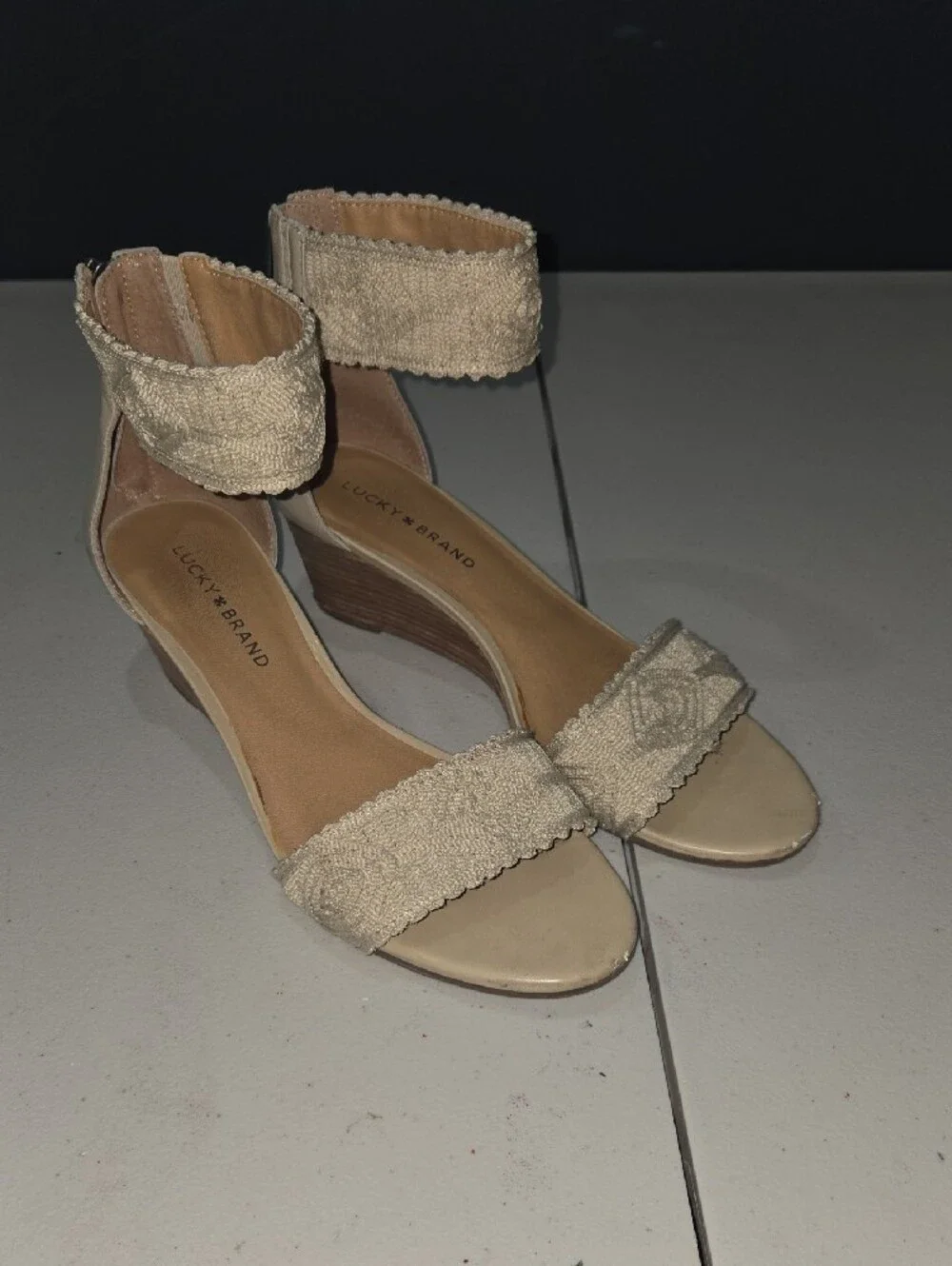 Lucky Brand crochet detail
